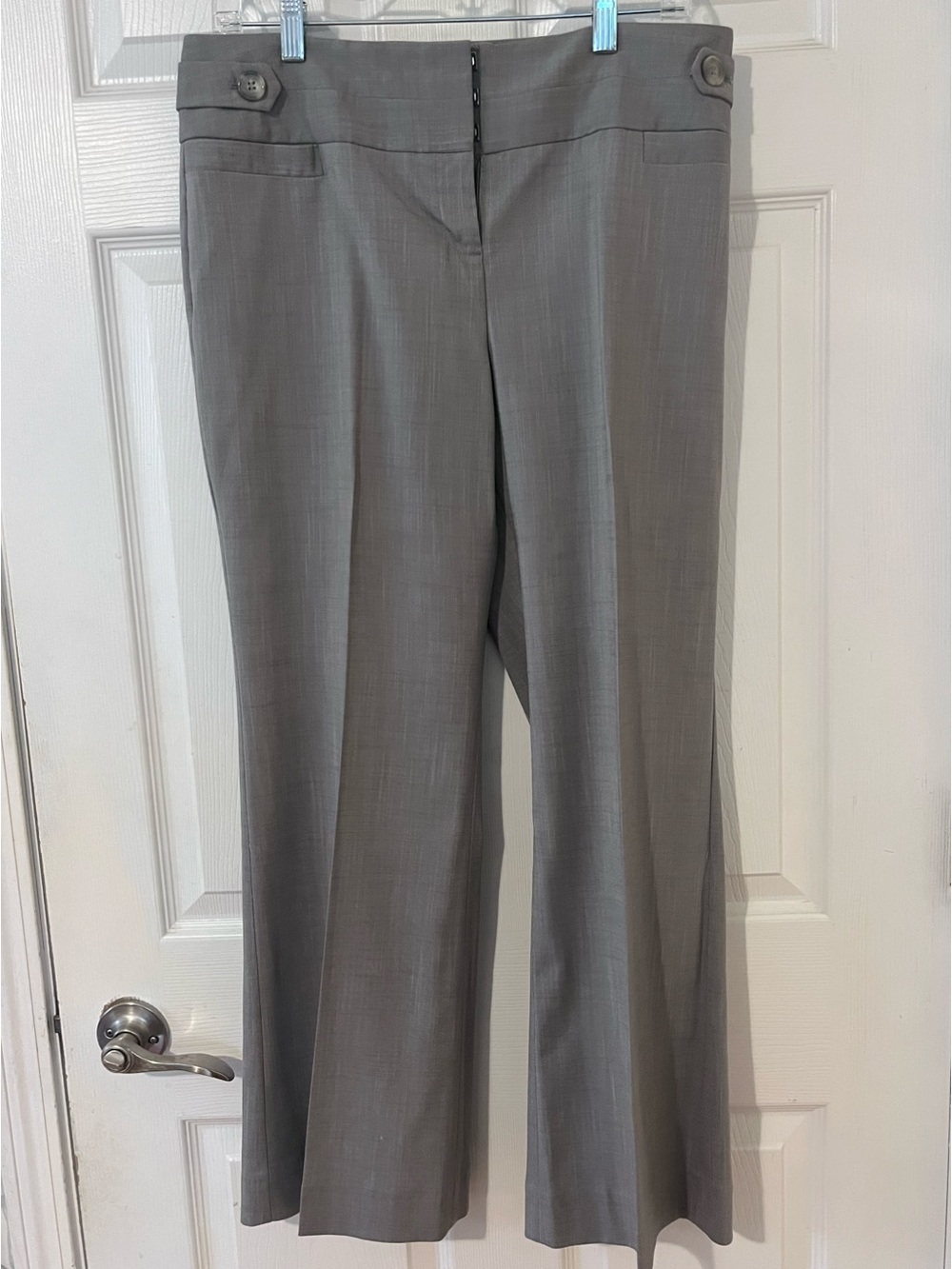 The Limited Light Gray Straight-Leg Dress Pants